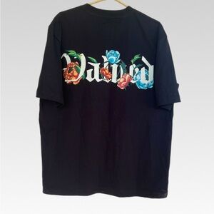 Bench Black Tee with Colorful Floral Graphic